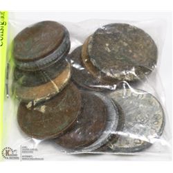 APPROX 20 GERMAN WWI & WWII COINS,