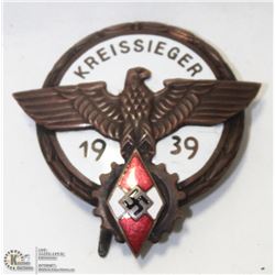 GERMAN NAZI 1939 KREISSIEGER BADGE.