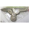 Image 1 : GERMAN SS EAGLE SWASTIKA NAZI HAT PIN.