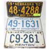Image 1 : LOT OF ASSORTED VINTAGE LICENSE PLATES KENTUCKY ,