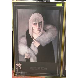 JMW CHRZANOSKA  FRAMED PRINT  25"X39"