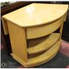 Image 2 : ROLLING CORNER TABLE W/DRAWERS &