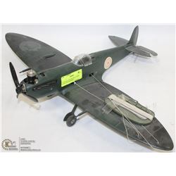 VINTAGE COX SPITFIRE TETHER PLANE WITH ENGINE.