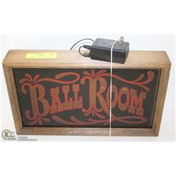 VINTAGE STYLE  BALLROOM LIGHT UP WALL DISPLAY