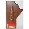 Image 1 : COKE PRO-AM CLASSIC WOODEN TROPHY WITH BOTTLE.