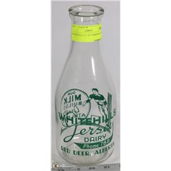 WHITEHILLS JERSEY DAIRY BOTTLE