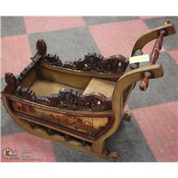 EUROPEAN HAND CARVED & HAND PAINTED CAROUSEL