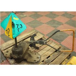 1968 CN RAIL ROAD SWITCH STAND.