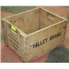 Image 1 : EVANSBURG CREAMERY WOODEN CRATE.