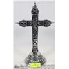 Image 1 : CAST METAL ORNATE CROSS.