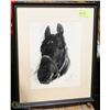 Image 1 : FRAMED PICTURE OF HORSE- GEORGE ROYAL 1967