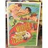 Image 1 : 1940S FILM NOIR MURDER WITHOUT TEARS. POSTER