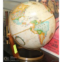 LARGE 16" VINTAGE 1950S REPLOGE WORLD GLOBE W/USSR