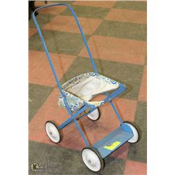 VINTAGE ENGLISH DOLL STROLLER.