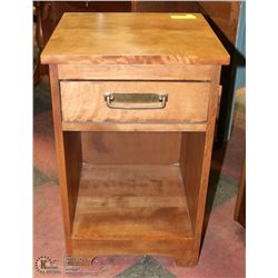 NIGHT TABLE WITH DRAWER SOLID BIRCH, MADE BY ST.