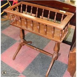 LARGE VINTAGE WOODEN PLANTER 30" X 30" X 14"