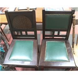 SET OF TWO VINTAGE CHAIRS