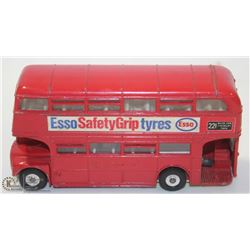 VINTAGE DINKY TOYS ESSO DOUBLE DECKER BUS.