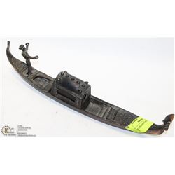 ANTIQUE HEAVY CAST IRON STAMP WETTER.