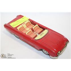 1960S JAPAN TIN FRICTION THUNDERBIRD CONVERTIBLE.