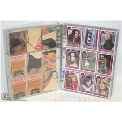 1977 CHARLIES ANGELS CARDS  NEAR COMPLETE SET.