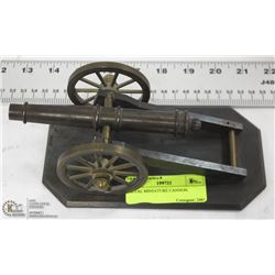 METAL MINIATURE CANNON.