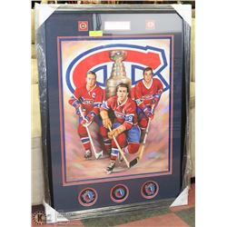 MONTREAL CANADIENS 500 CLUB SIGNED HENRI RICHARD,