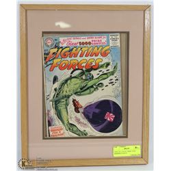 VINTAGE 1956 DC COMIC "OUR FIGHTING FORCES