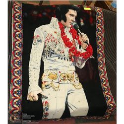 ELVIS PRESLEY WALL RUG (50"H X 33"W) -