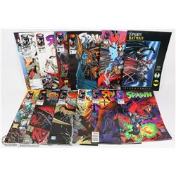 COLLECTION OF SPAWN COMICS WITH KEY