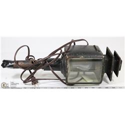 1900S COUCH LANTERN CONVERTED TO ELECTRIC (WORKS)