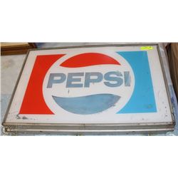 PEPSI HANGING SIGN 18" X 29"