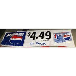 1990'S PEPSI VINYL BANNER