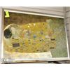 Image 1 : PROFESSIONALLY FRAMED GUSTAV KLINT "THE KISS"