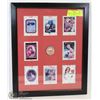 Image 1 : COCA COLA COLLECTOR TRADING CARD & POG FRAMED.
