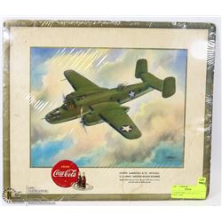 VINTAGE COCA COLA HEASLOP PRINT 1950S.