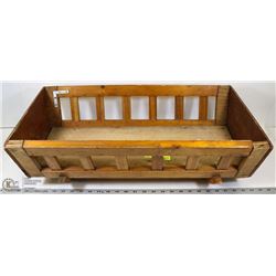 OLD HANDMADE CRADLE.