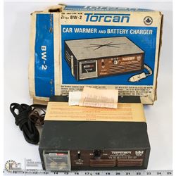 VINTAGE TORCAN CAR WARMER & BATTERY CHARGER