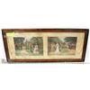 Image 1 : VINTAGE FRAMED DOUBLE PICTURE.