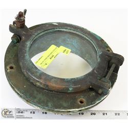 ANTIQUE SHIPS PORT HOLE, OPENS.