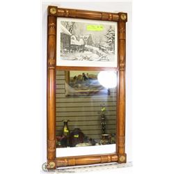 CURIER AND IVES MIRROR