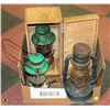 Image 1 : 3 VINTAGE COLEMAN LANTERNS INCL #247 IN CASE & #2