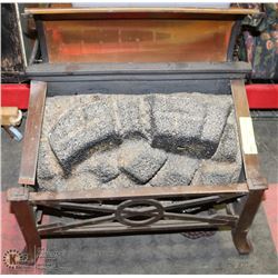 VINTAGE  AND ELECTRIC FIREPLACE