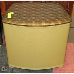 GOLD LAUNDRY HAMPER