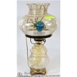 ANTIQUE 2 WAY GLASS LAMP