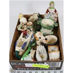 BOX OF OCCUPIED JAPAN FIGURES