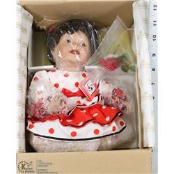 ASHTON DRAKE GALLERIES "ROSA" WITH COA DOLL.