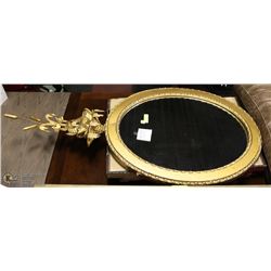 1800S GILT MIRROR. 36"X29"