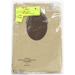 LINCOLN CENTENNIAL ASSOCIATION ADDRESSES 1917 -