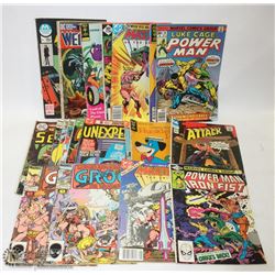 FLAT OF VINTAGE ESTATE COMICS.